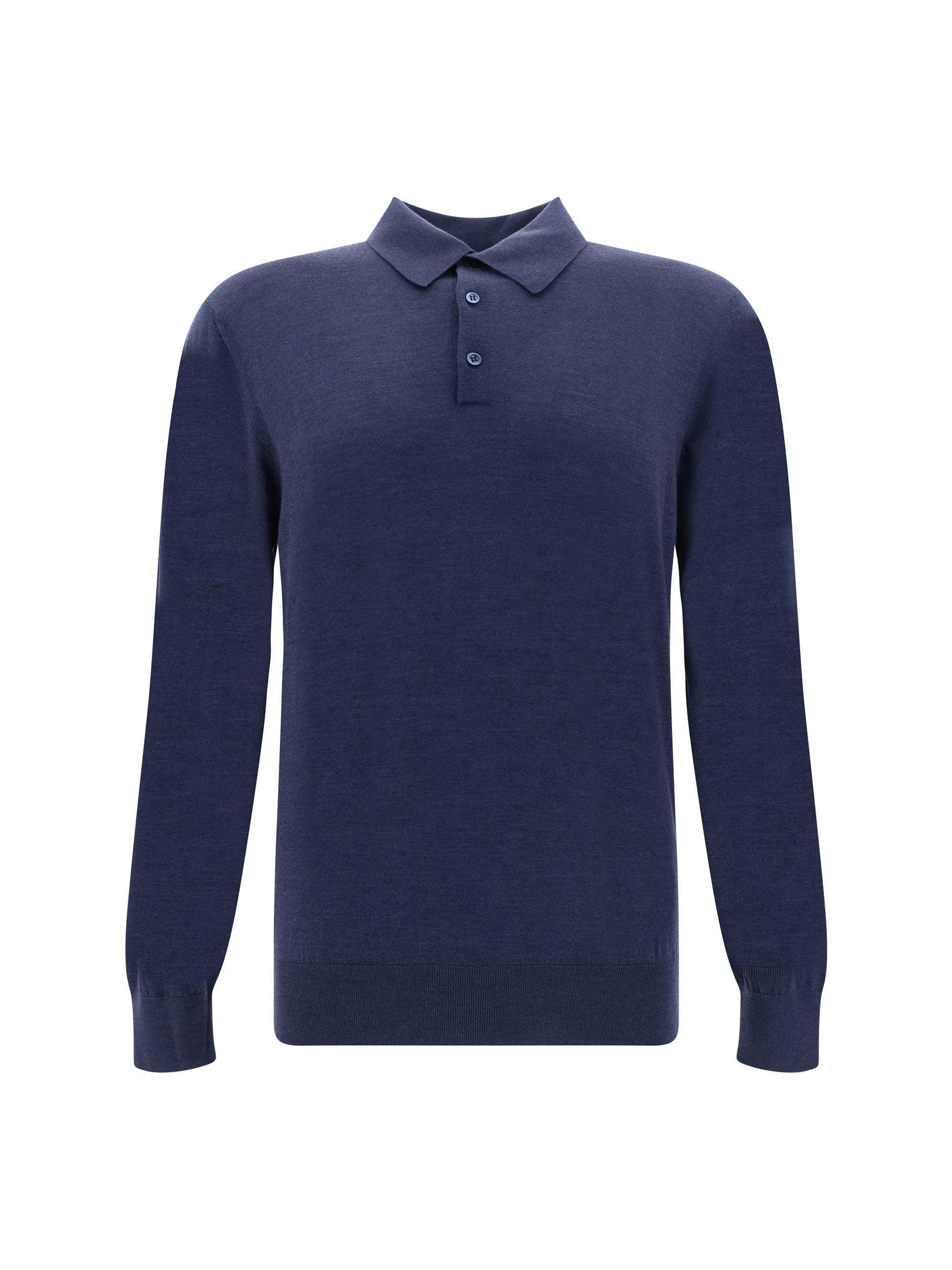 Cruciani  |Long Sleeves Plain Polos