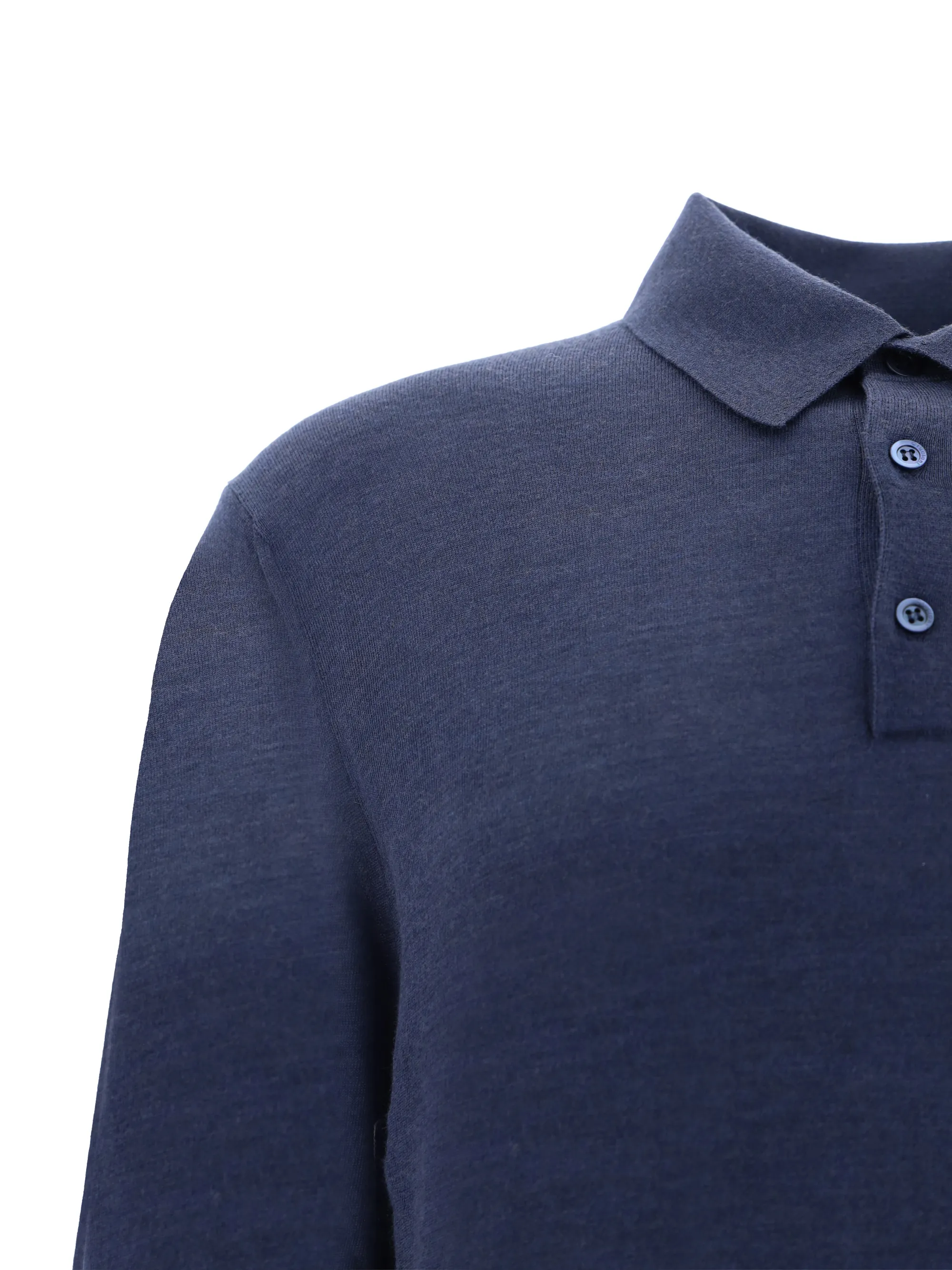 Cruciani  |Long Sleeves Plain Polos