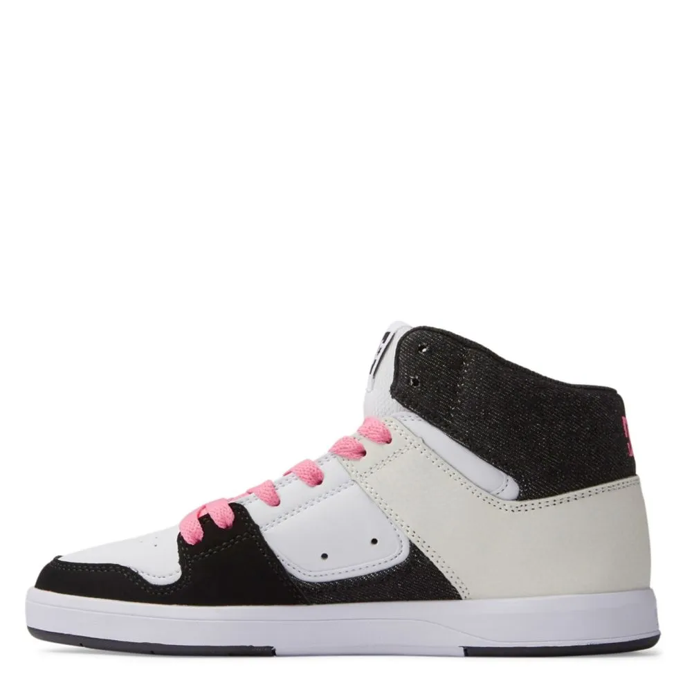 DC SHOES  WOMENS CURE HI TOP SNEAKER