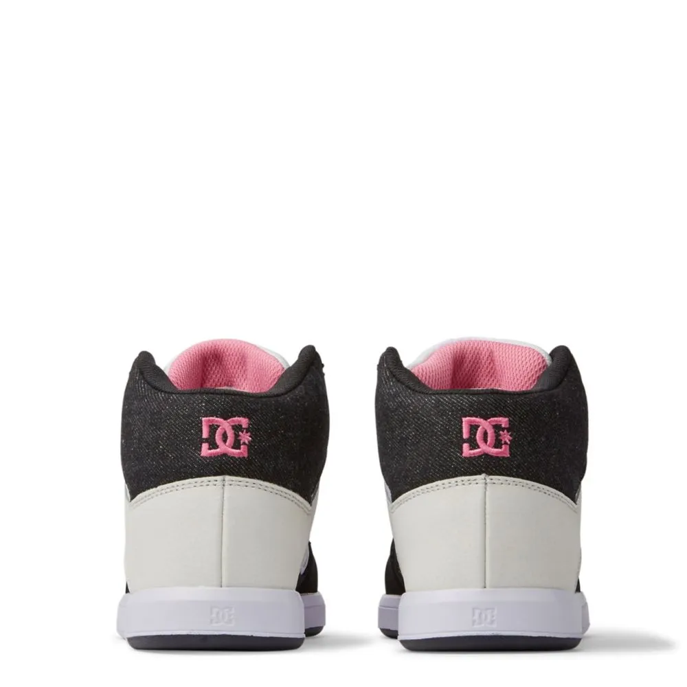 DC SHOES  WOMENS CURE HI TOP SNEAKER