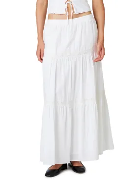 Dove Maxi Skirt, White