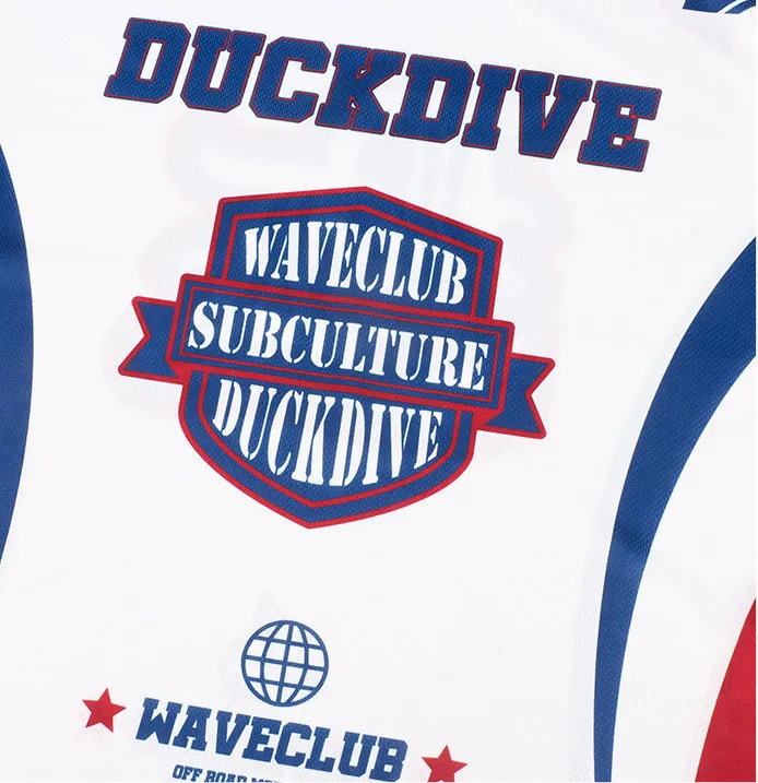 DUCKDIVE  |【 DUCKDIVE 】OFF ROAD MESH LONG SLEEVE (red) unisex