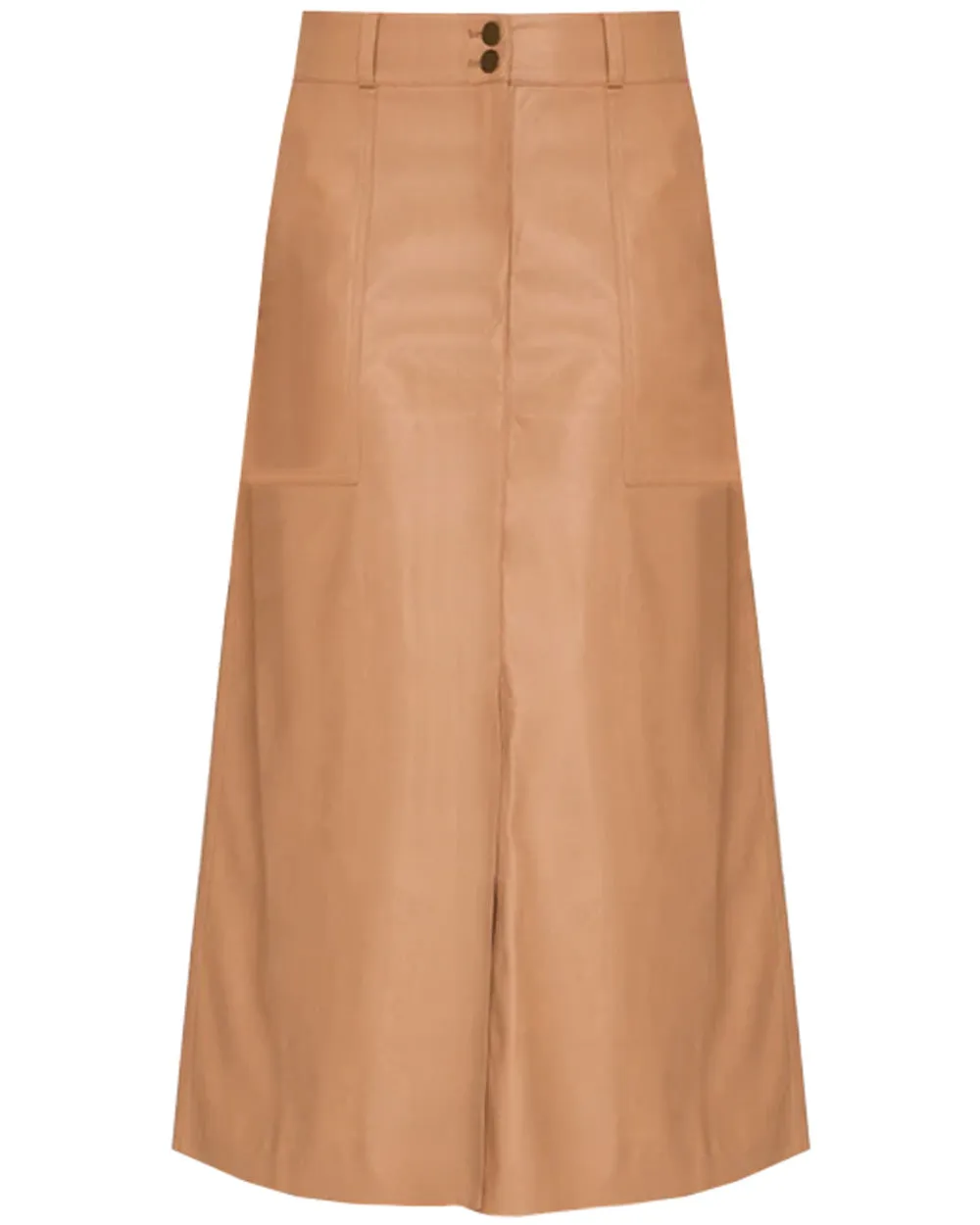 Dunes Vegan Leather Mica Skirt