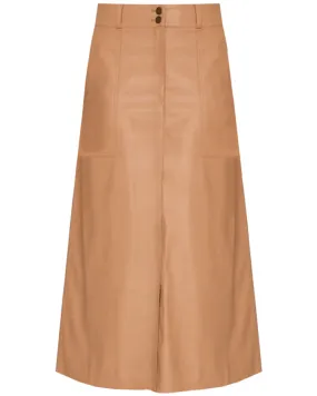 Dunes Vegan Leather Mica Skirt