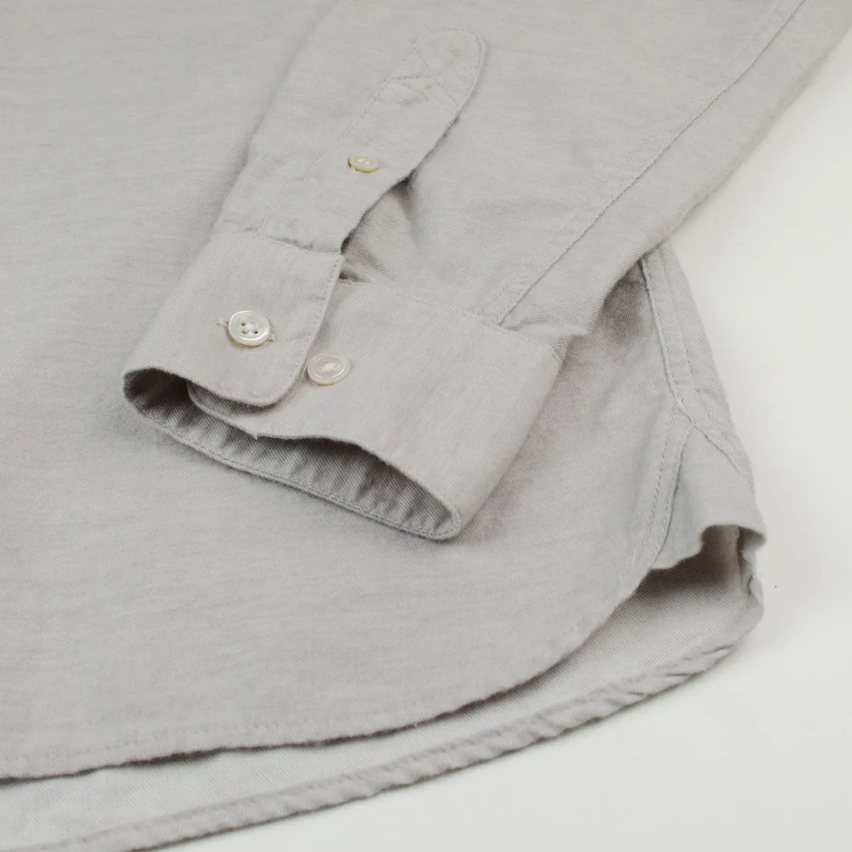 Ecole de Pensée - Home Shirt - Grey Wool Melange