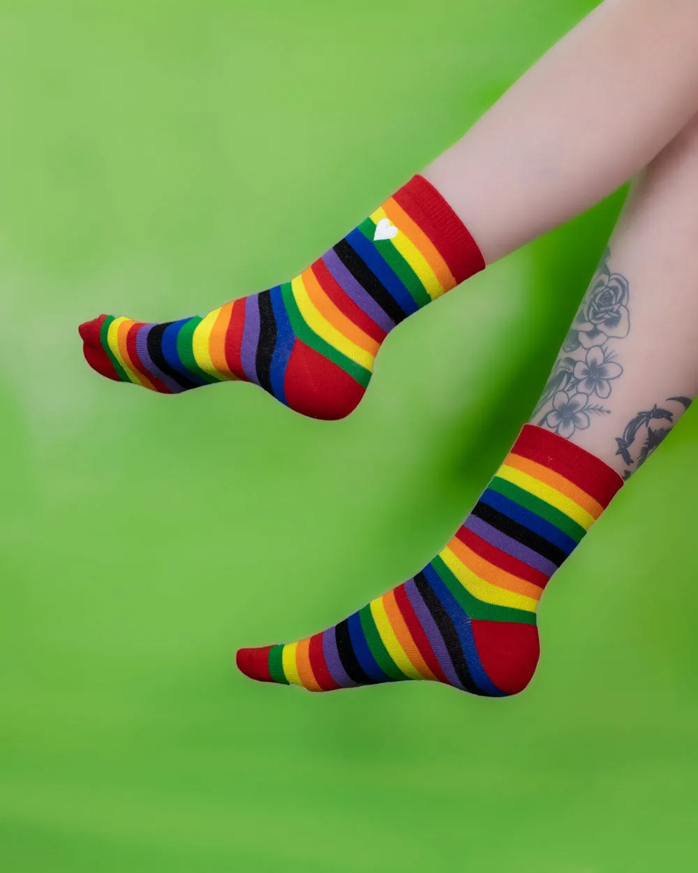 Electric Rainbow Socks