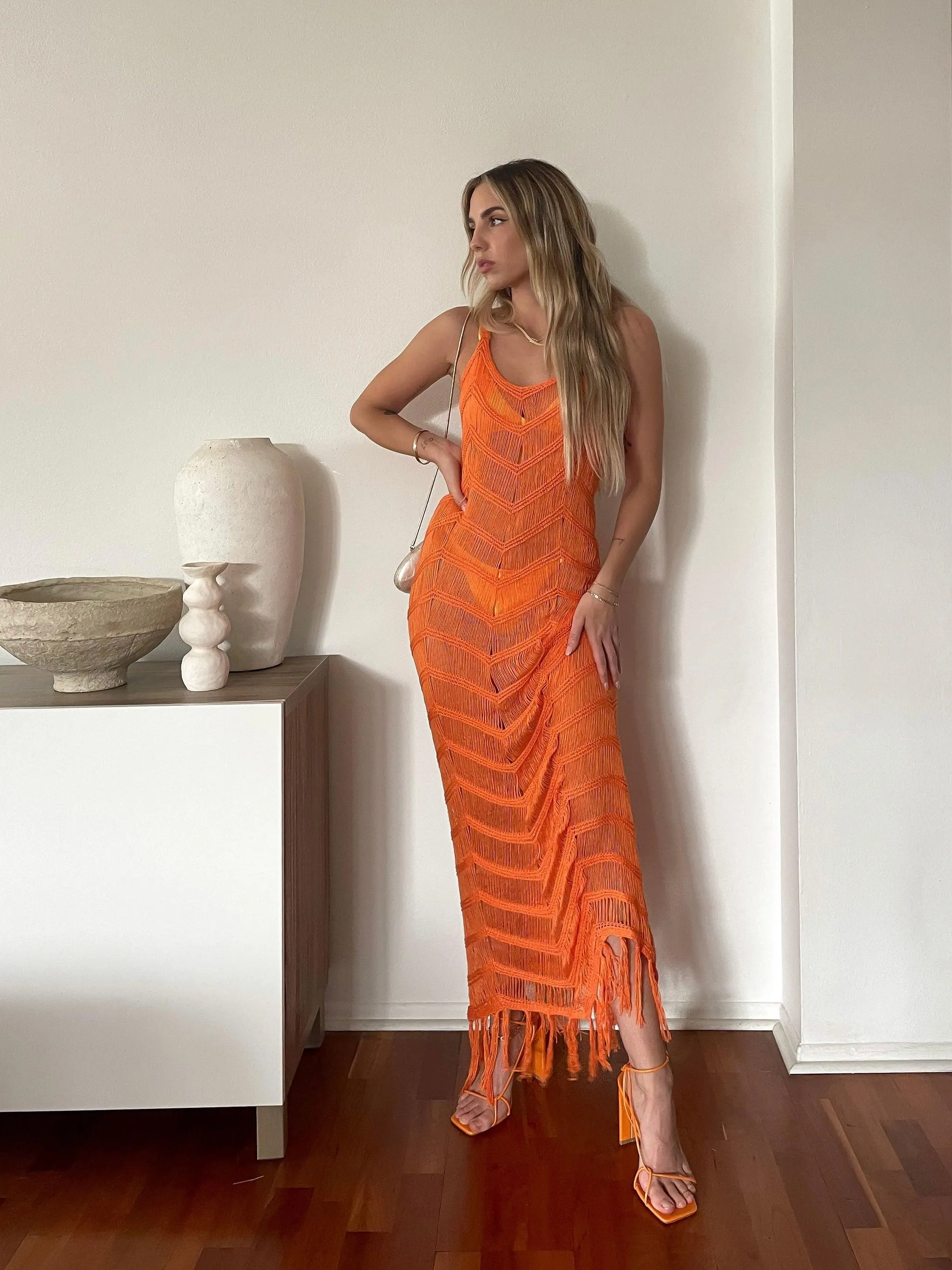 Eternal Flame Maxi Dress - FINAL SALE