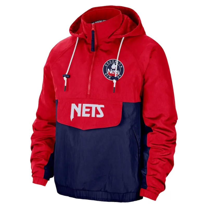 Evan Hane Brooklyn Nets Pullover Jacket - William Jacket