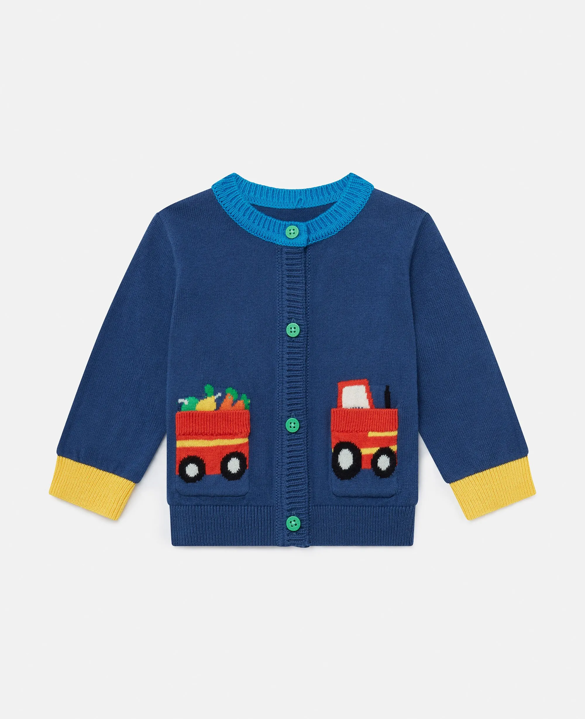 Farmyard Graphic Knitted Cardigan