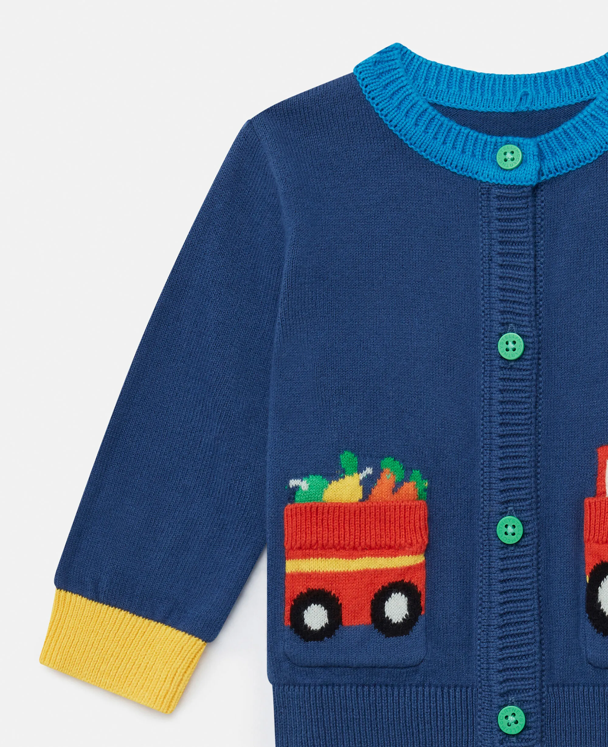 Farmyard Graphic Knitted Cardigan