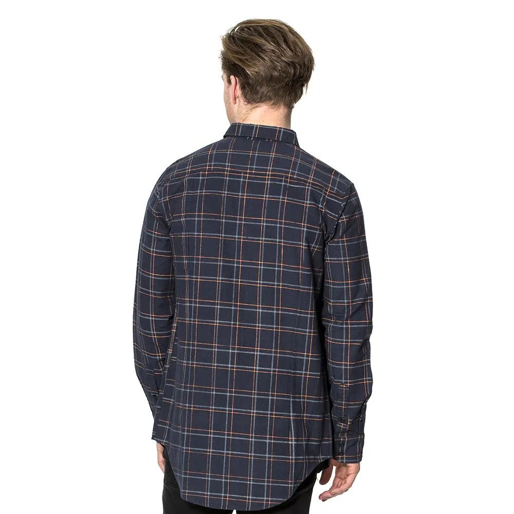 Flannel Navy Long Sleeve Shirt