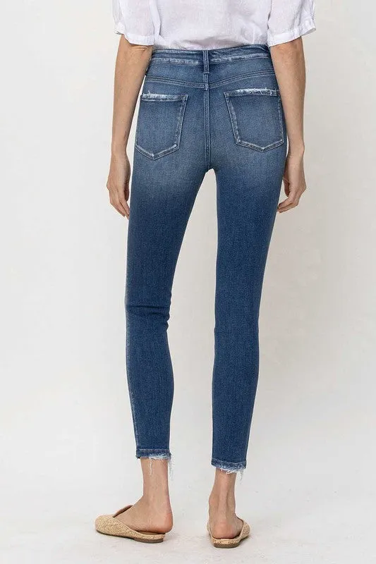 Flying Monkey High Rise Crop Skinny Jeans