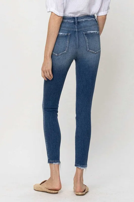 Flying Monkey High Rise Crop Skinny Jeans