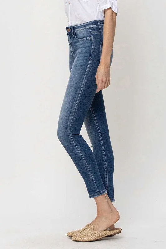 Flying Monkey High Rise Crop Skinny Jeans