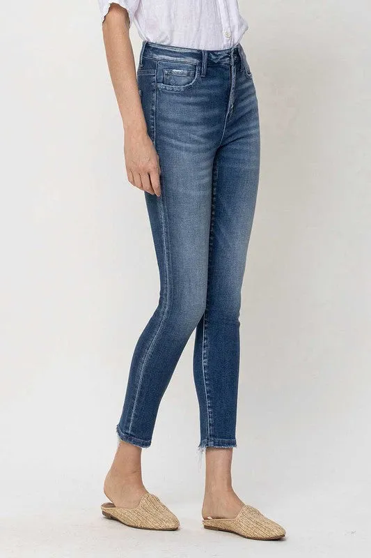 Flying Monkey High Rise Crop Skinny Jeans