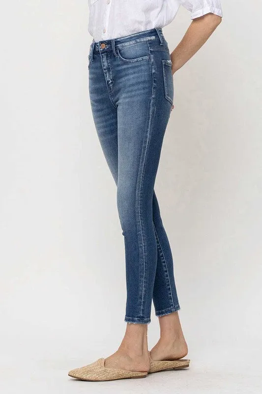 Flying Monkey High Rise Crop Skinny Jeans