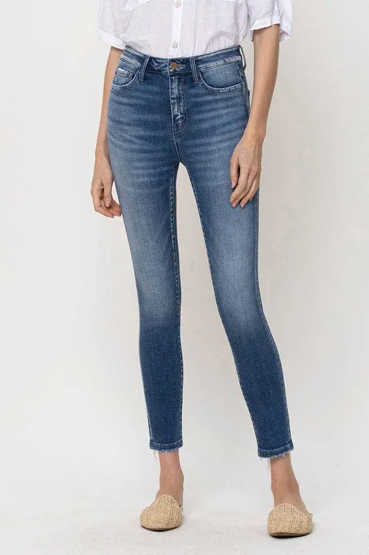 Flying Monkey High Rise Crop Skinny Jeans