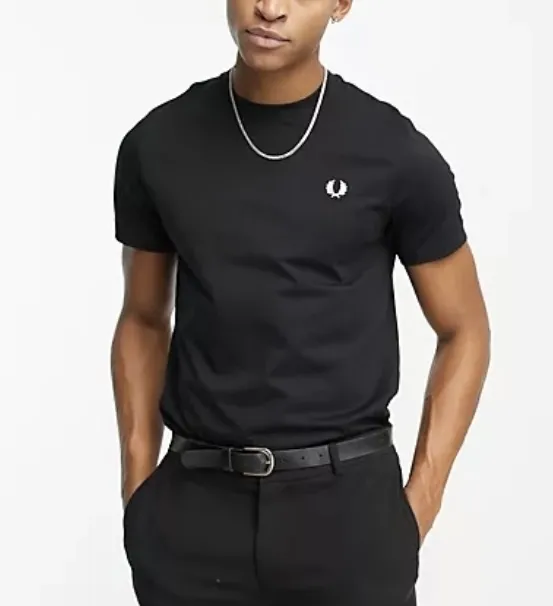 FRED PERRY  |Crew Neck Street Style Long Sleeves Plain Cotton