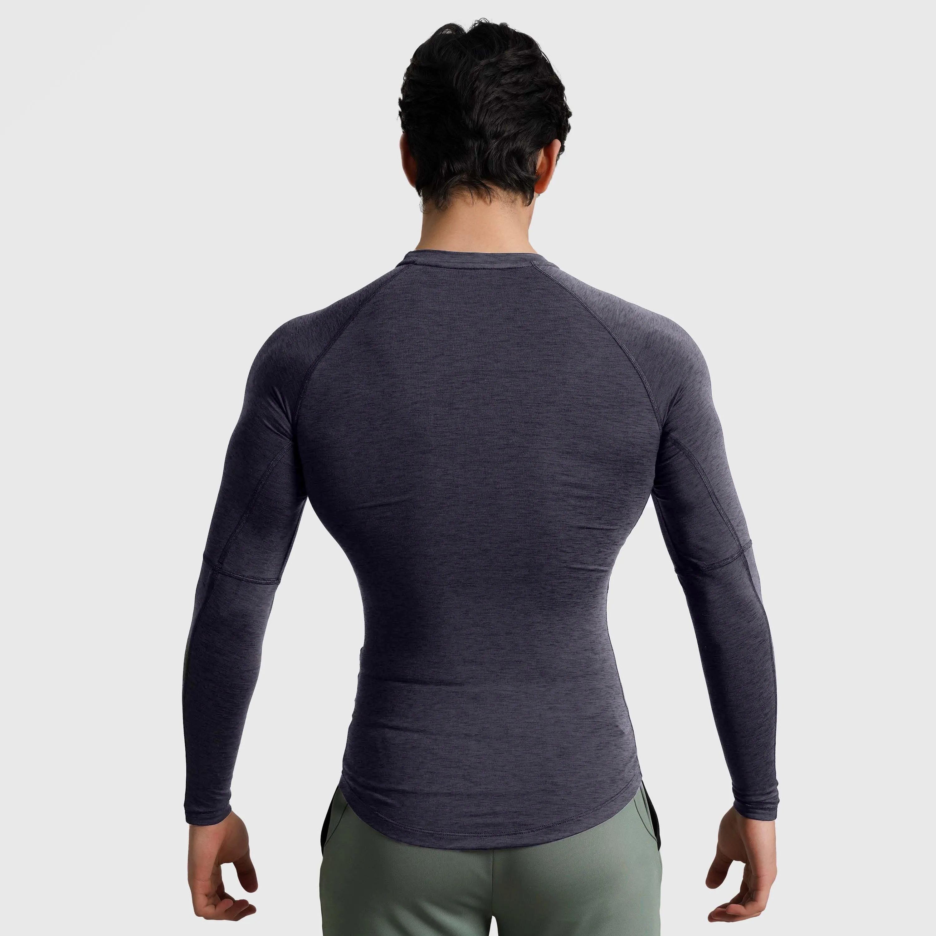 GA Compression Long Sleeves (Charcoal)