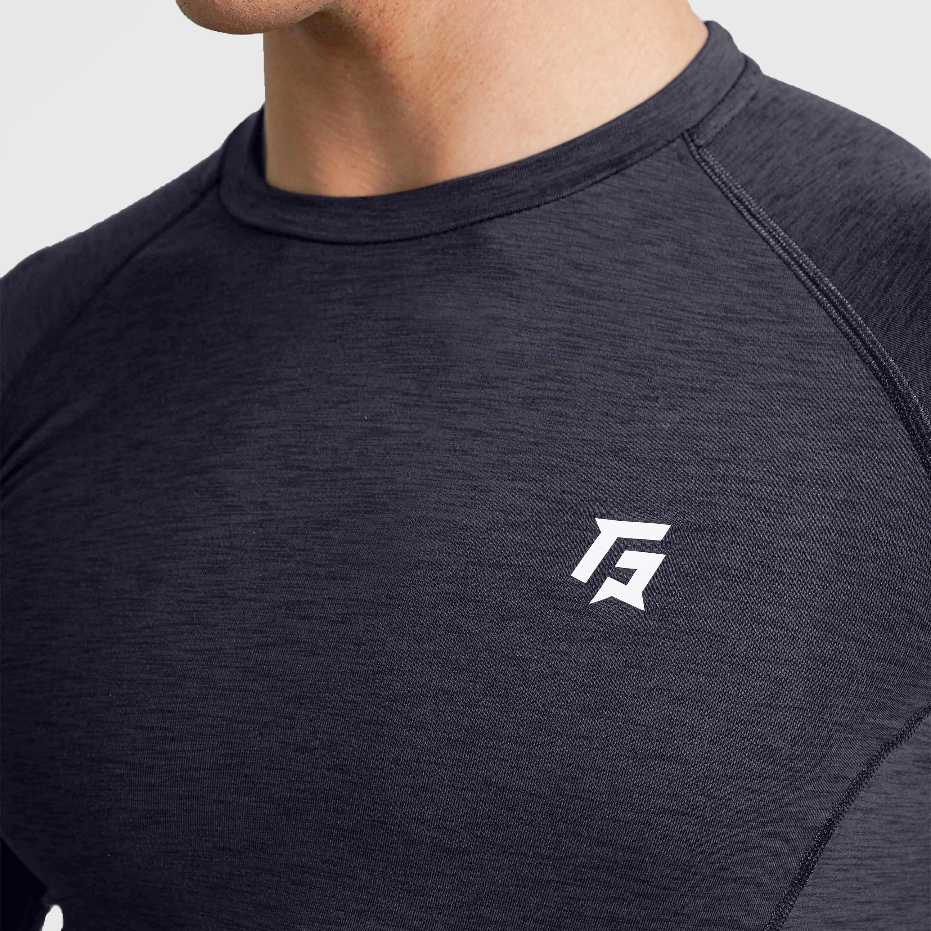 GA Compression Long Sleeves (Charcoal)