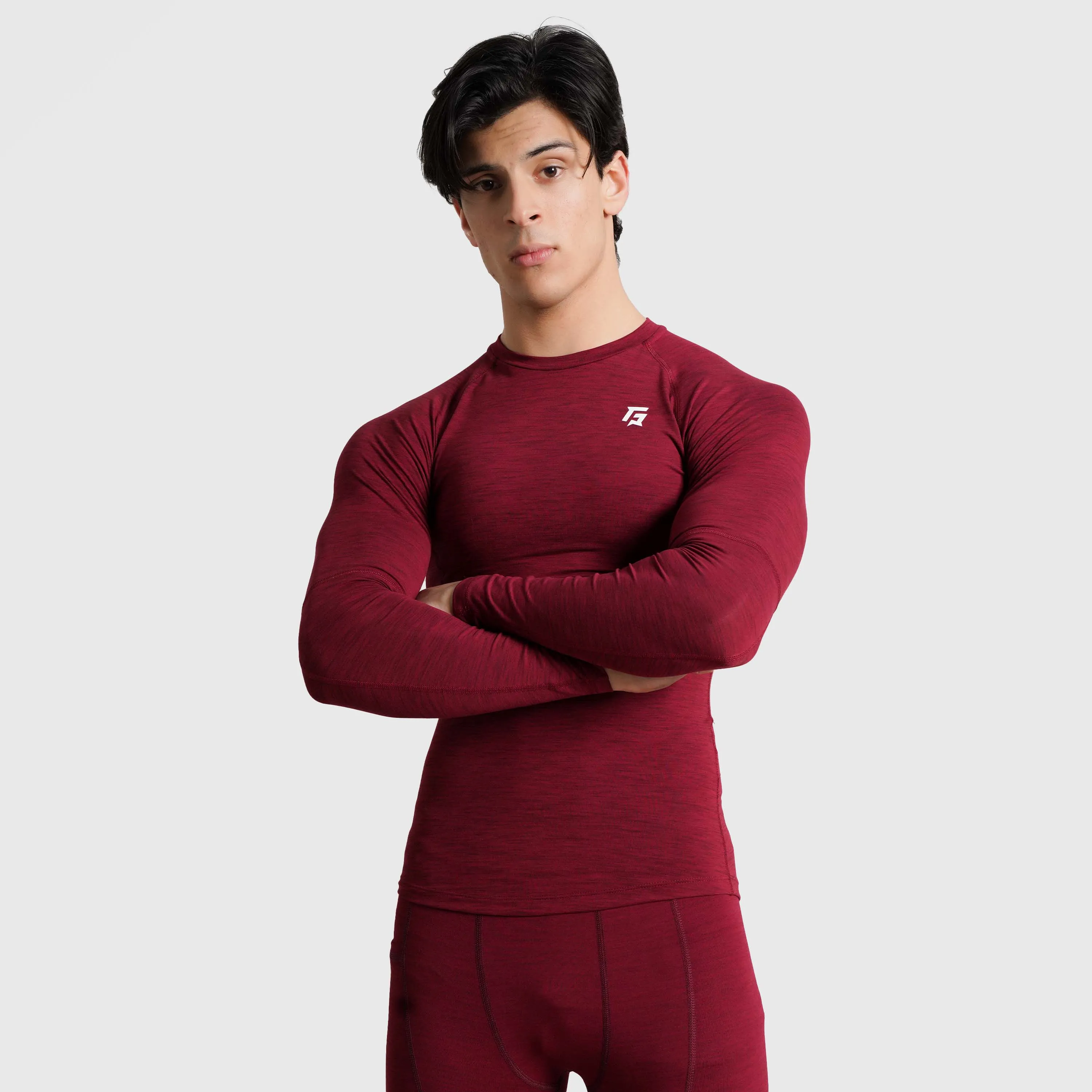 GA Compression Long Sleeves (Maroon)