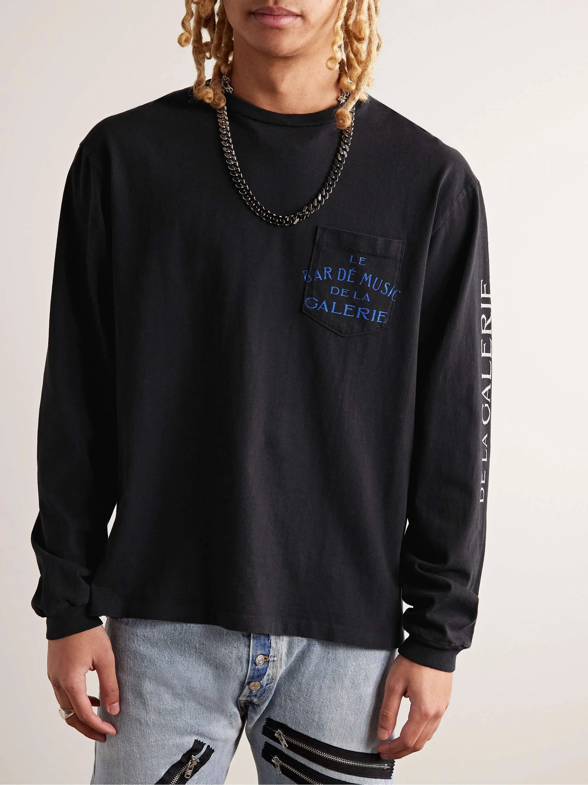 GALLERY DEPT.  |Crew Neck Pullovers Unisex Street Style Long Sleeves Plain