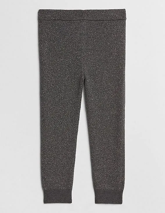 GAP Girls Grey Sparkle Sweater Leggings