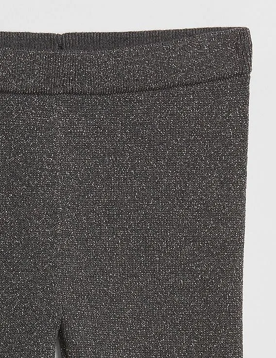 GAP Girls Grey Sparkle Sweater Leggings