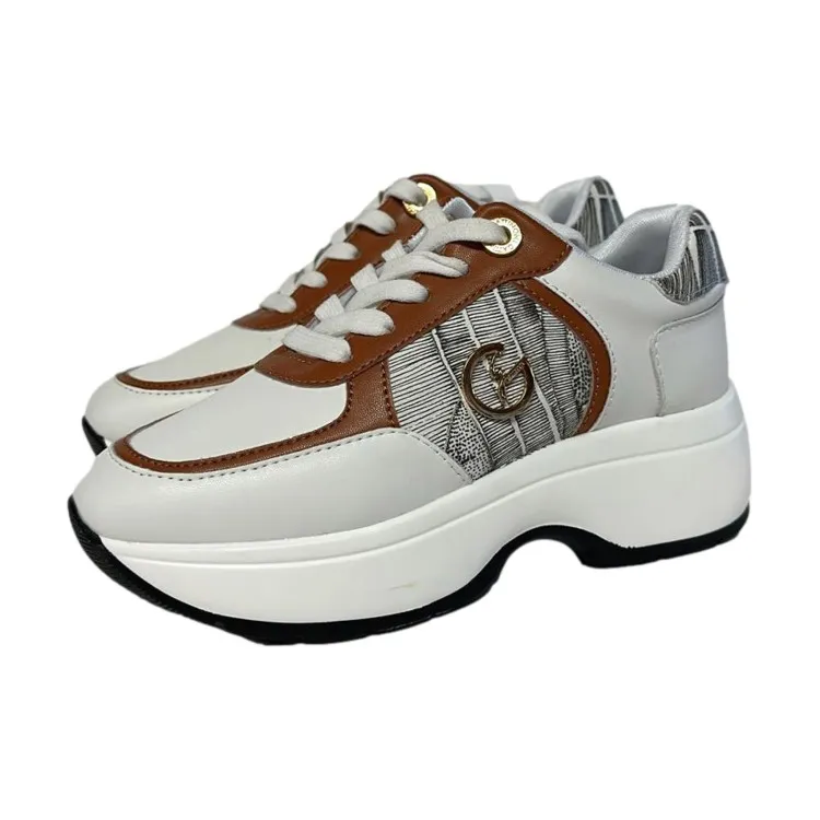 Gattinoni Linea Planetarium  Dafne PEGDF6302WPBN73 Scarpe Donna Sneaker Stringate Cuoio