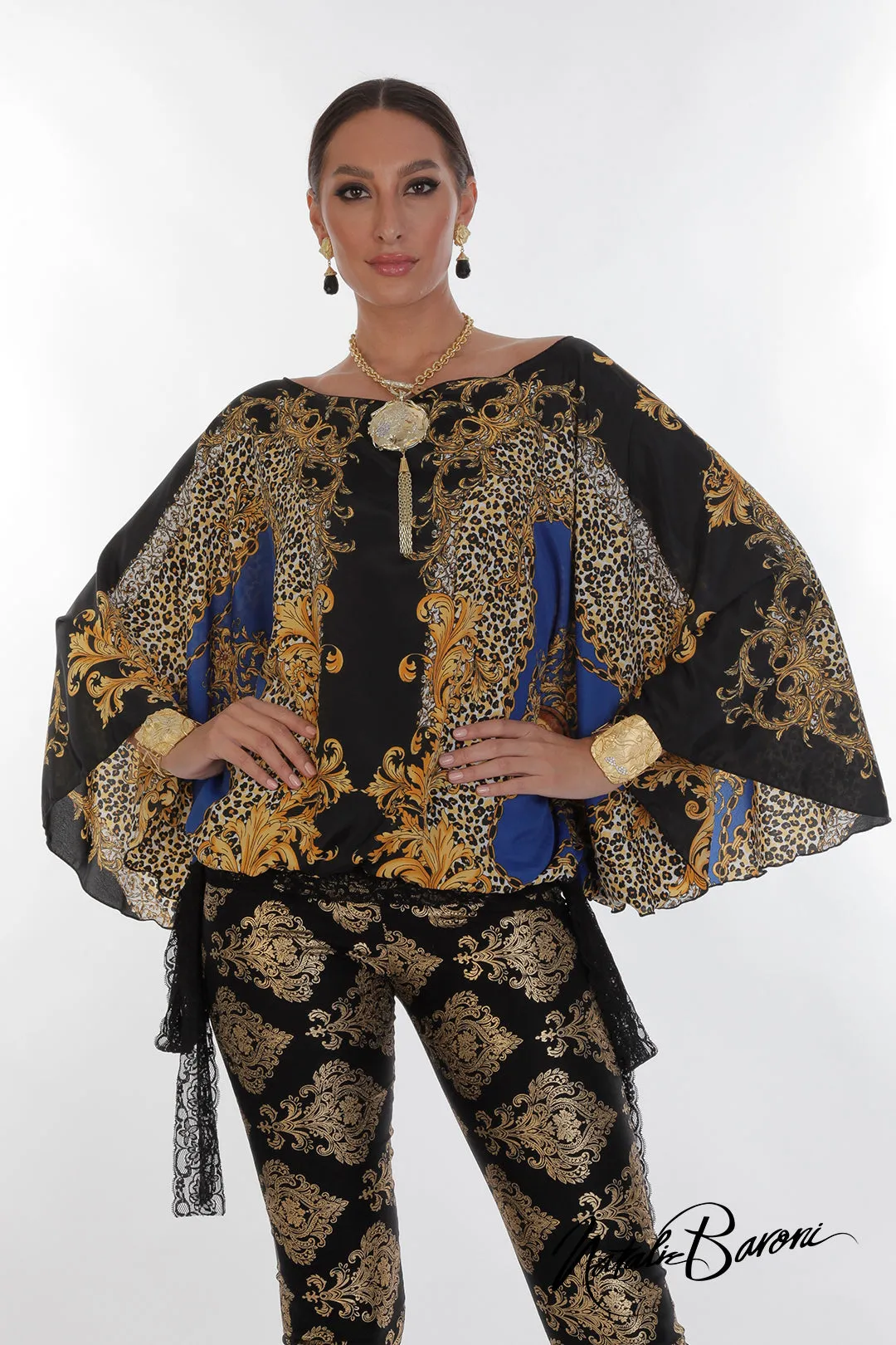 Geisha Top with Lace ties - Venezia