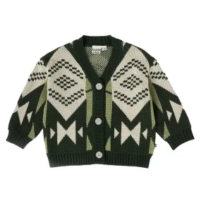 Goldie And Ace Banjo Knit Cardigan - Alpine