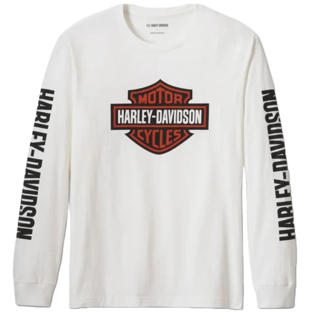 Harley Davidson  |Crew Neck Unisex Street Style Long Sleeves Cotton Oversized