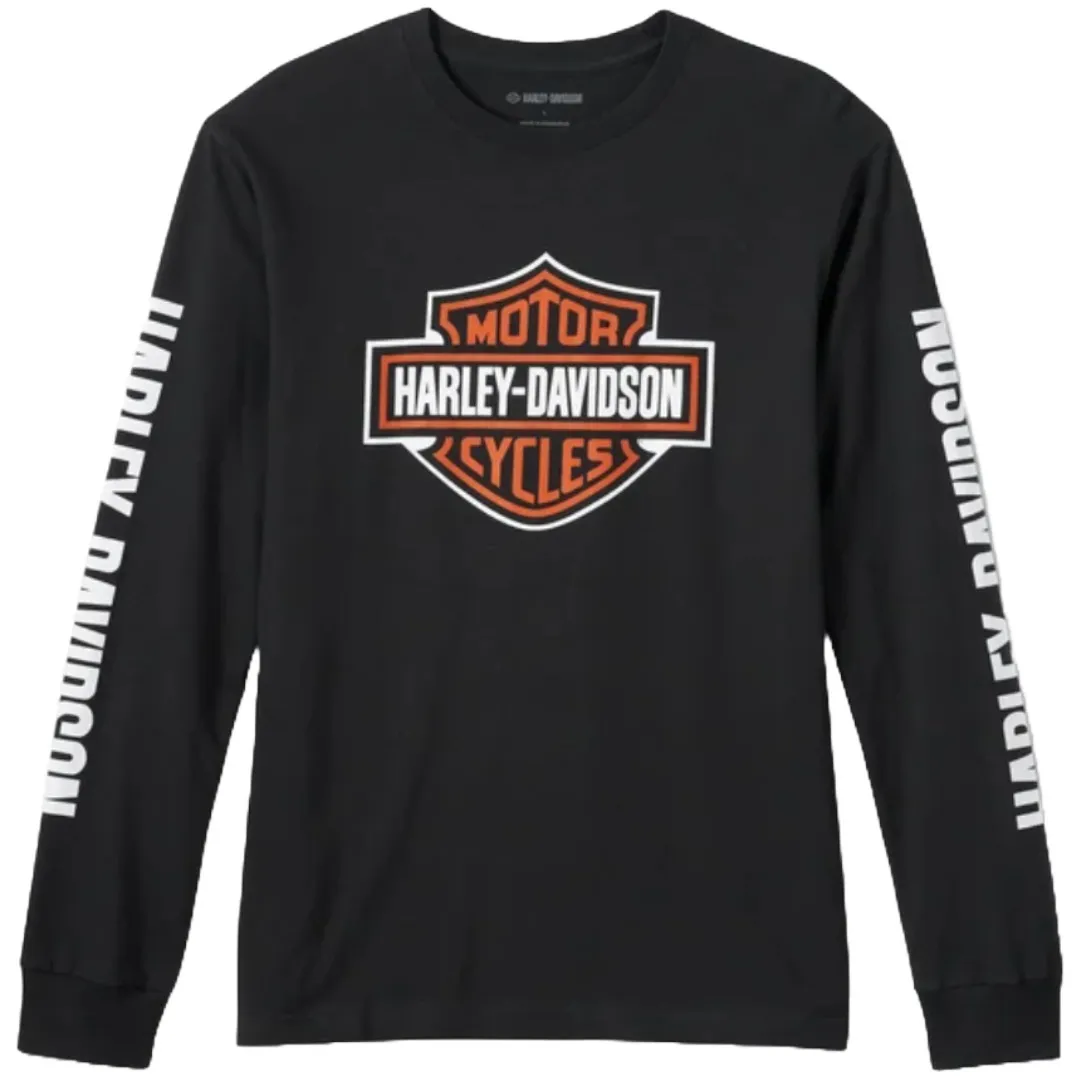 Harley Davidson  |Crew Neck Unisex Street Style Long Sleeves Cotton Oversized