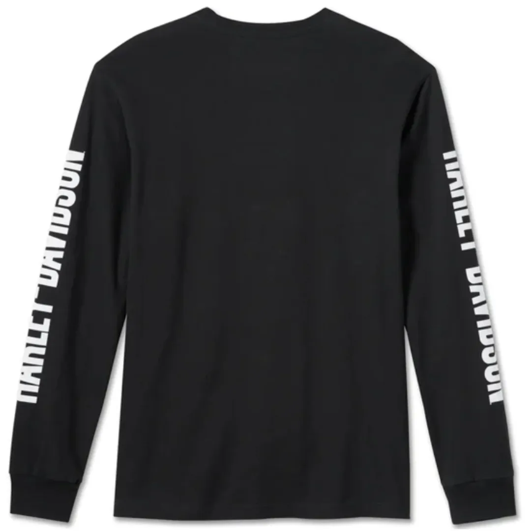 Harley Davidson  |Crew Neck Unisex Street Style Long Sleeves Cotton Oversized