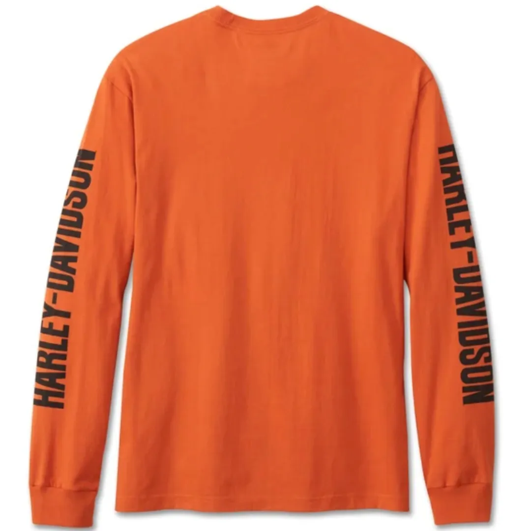 Harley Davidson  |Crew Neck Unisex Street Style Long Sleeves Cotton Oversized