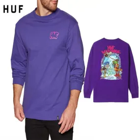 HUF  |Unisex Street Style U-Neck Long Sleeves Plain Cotton