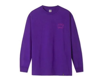 HUF  |Unisex Street Style U-Neck Long Sleeves Plain Cotton