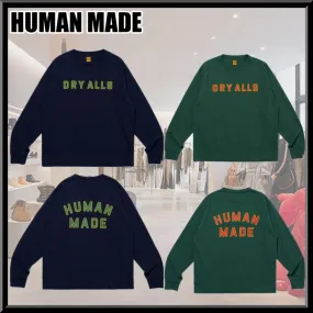 HUMAN MADE  |Crew Neck Pullovers Unisex Street Style Long Sleeves Plain