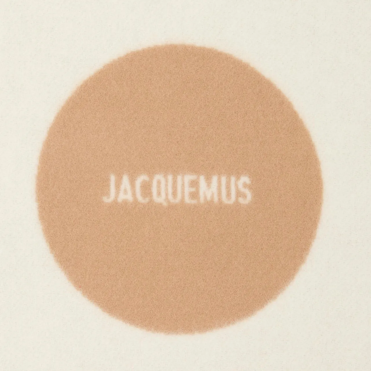 JACQUEMUS Lecharpe Rond Carre Scarf - Beige