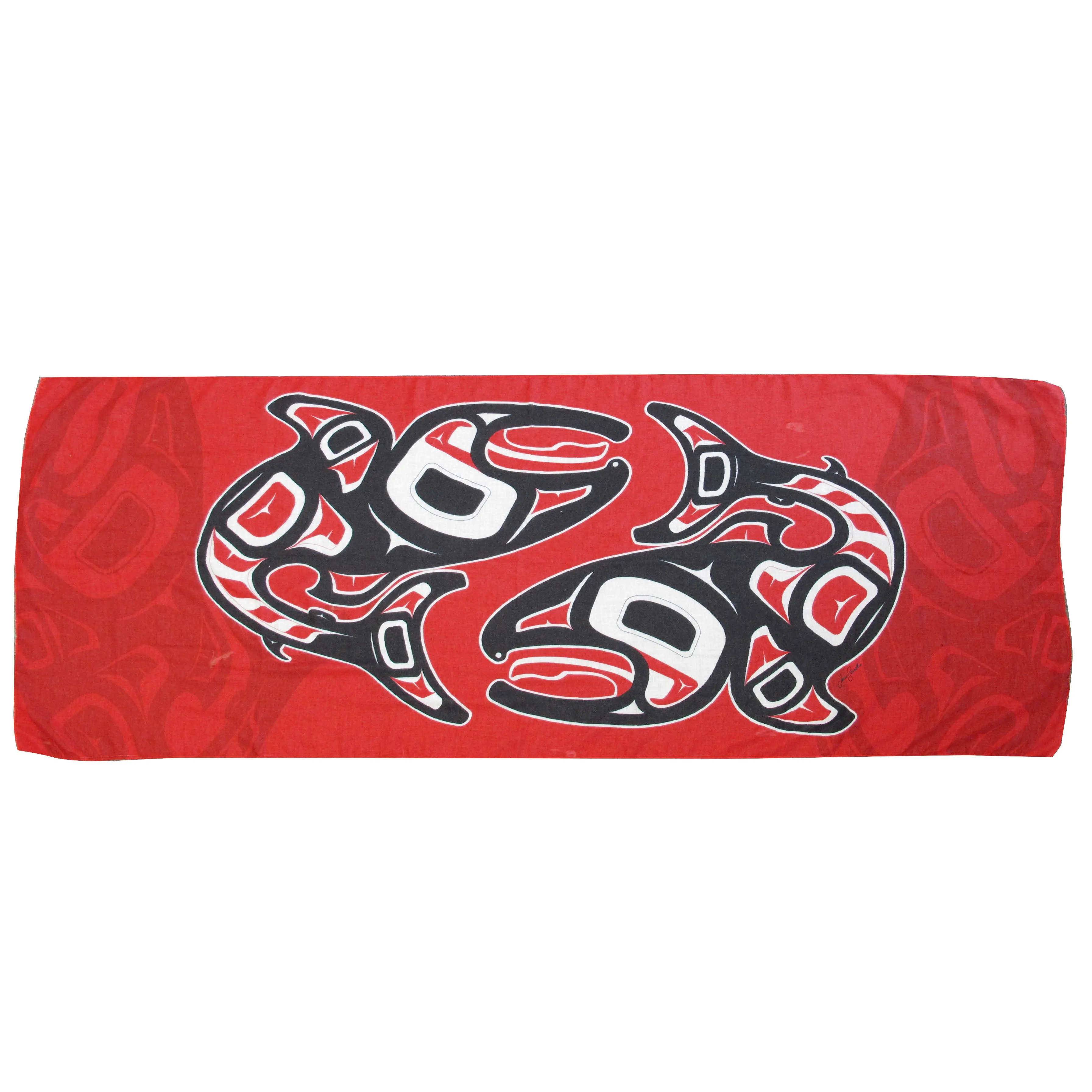 Jamie Sterritt Salmon Artist Scarf