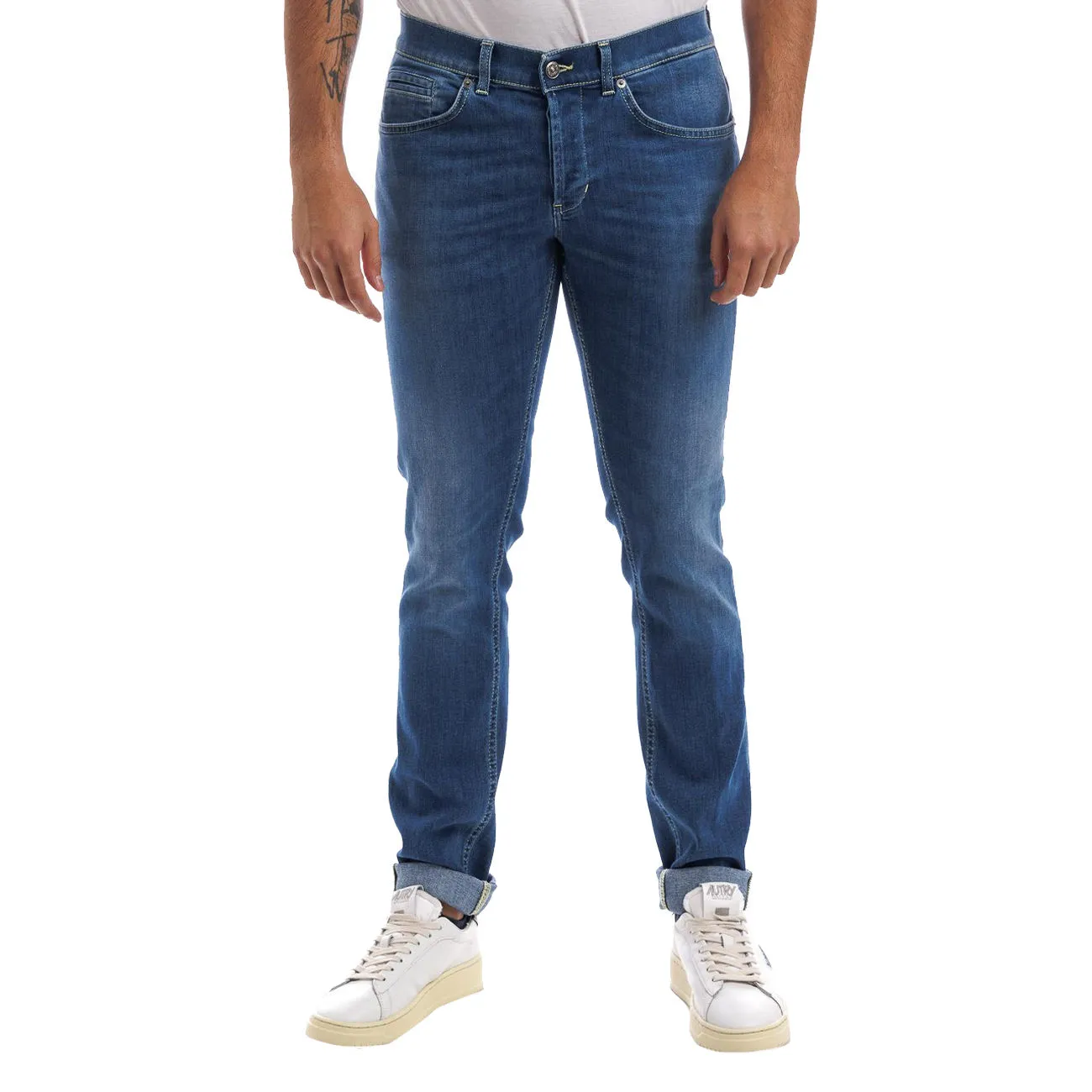 JEANS GEORGE POWER STRETCH Uomo Blu