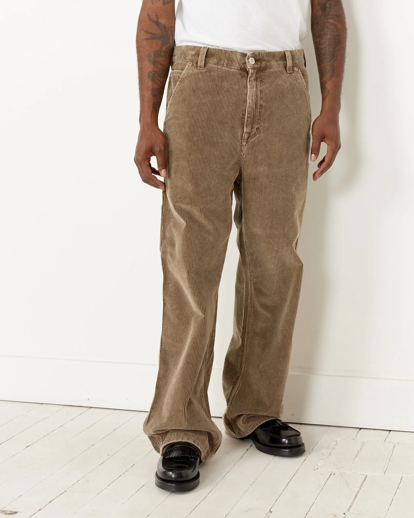 Joiner Trouser in Brown Enzyme Cord