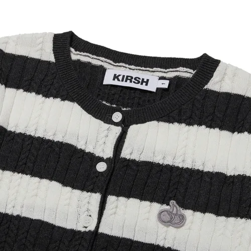 KIRSH  |Unisex Street Style Long Sleeves Logo Cardigans