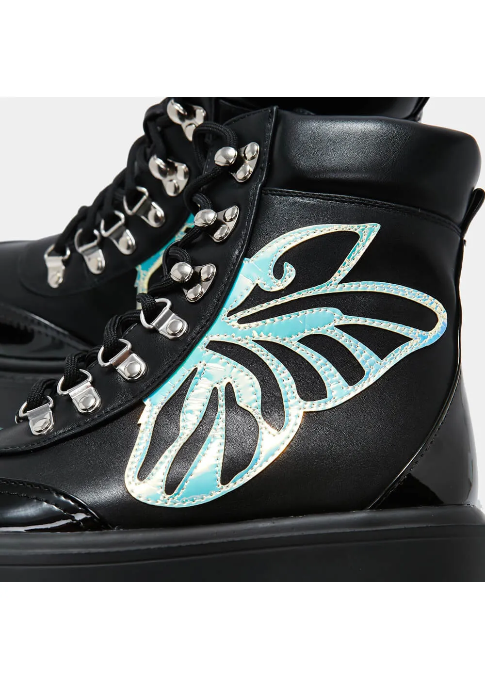 Koi Footwear Tooth Fairy's Intent Platform Boots Black