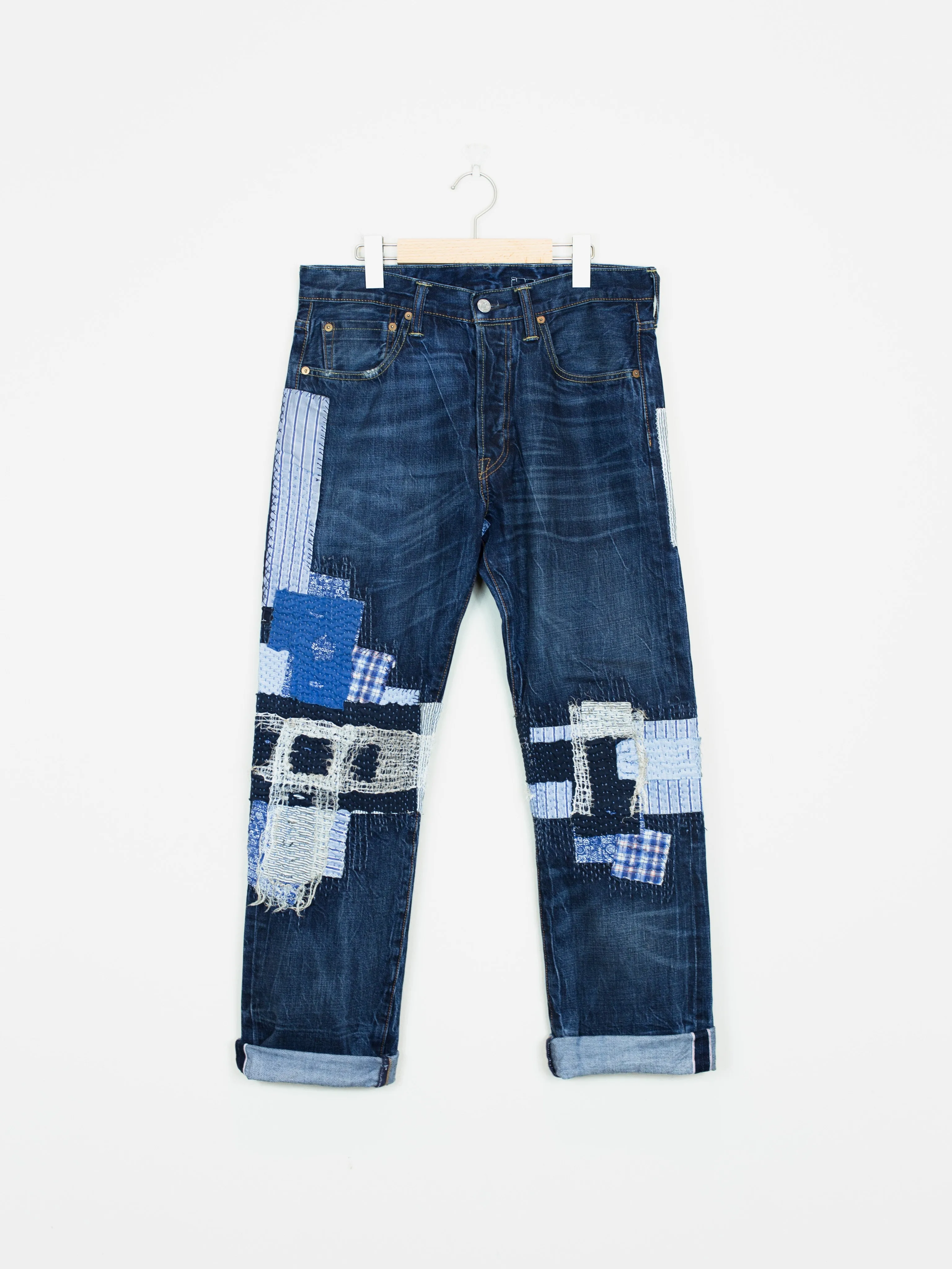 Levi's Japan-Exclusive Sashiko Patchwork 501 Jeans