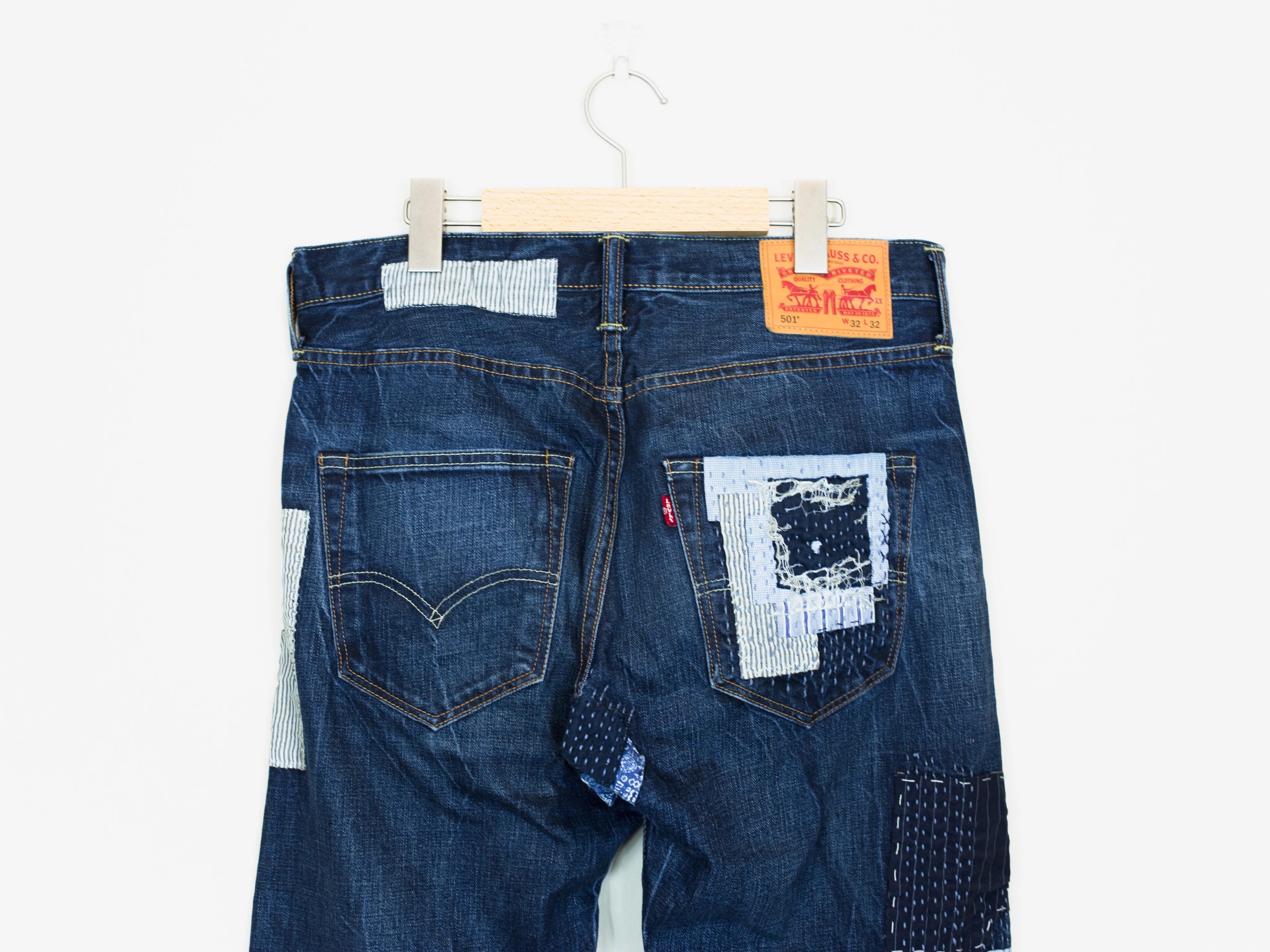 Levi's Japan-Exclusive Sashiko Patchwork 501 Jeans