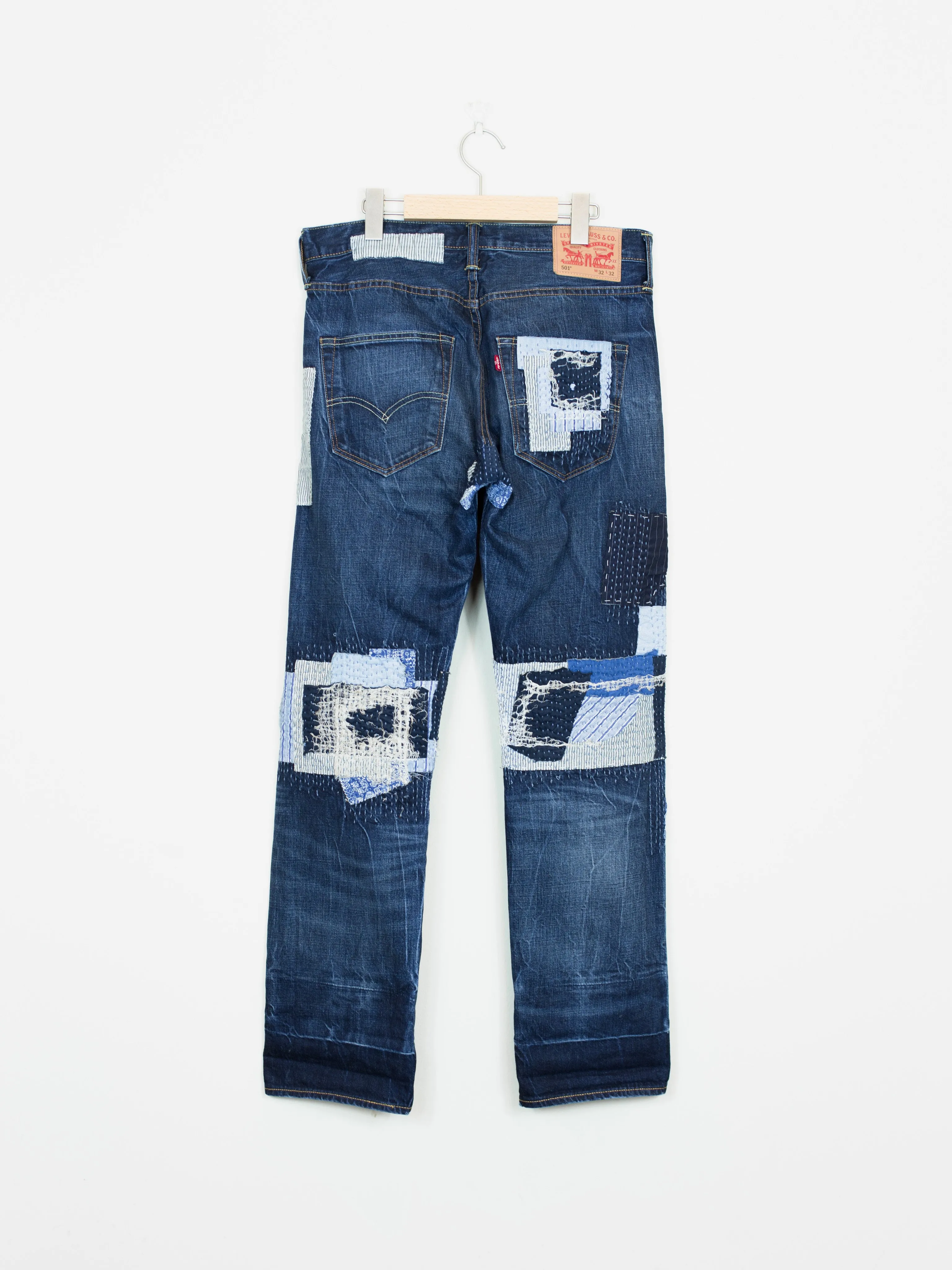 Levi's Japan-Exclusive Sashiko Patchwork 501 Jeans