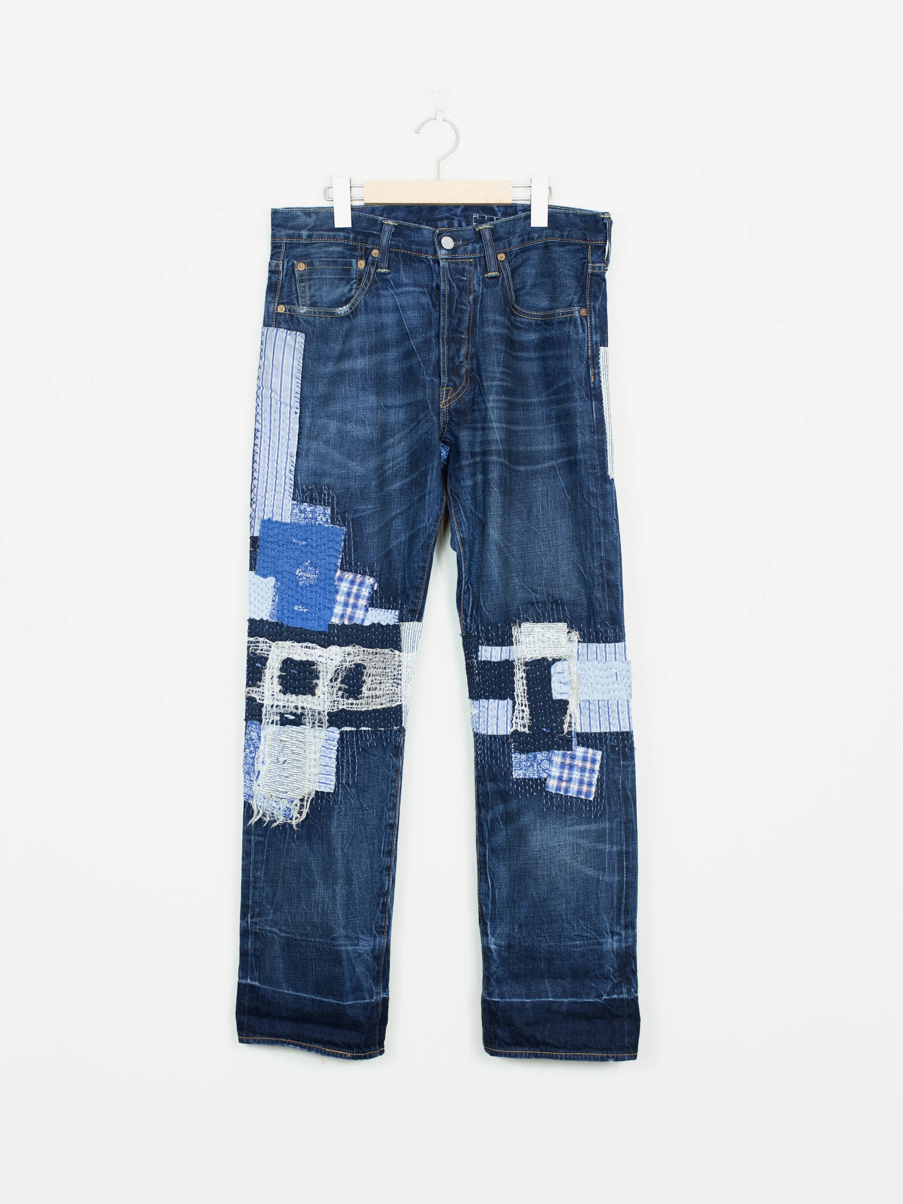 Levi's Japan-Exclusive Sashiko Patchwork 501 Jeans