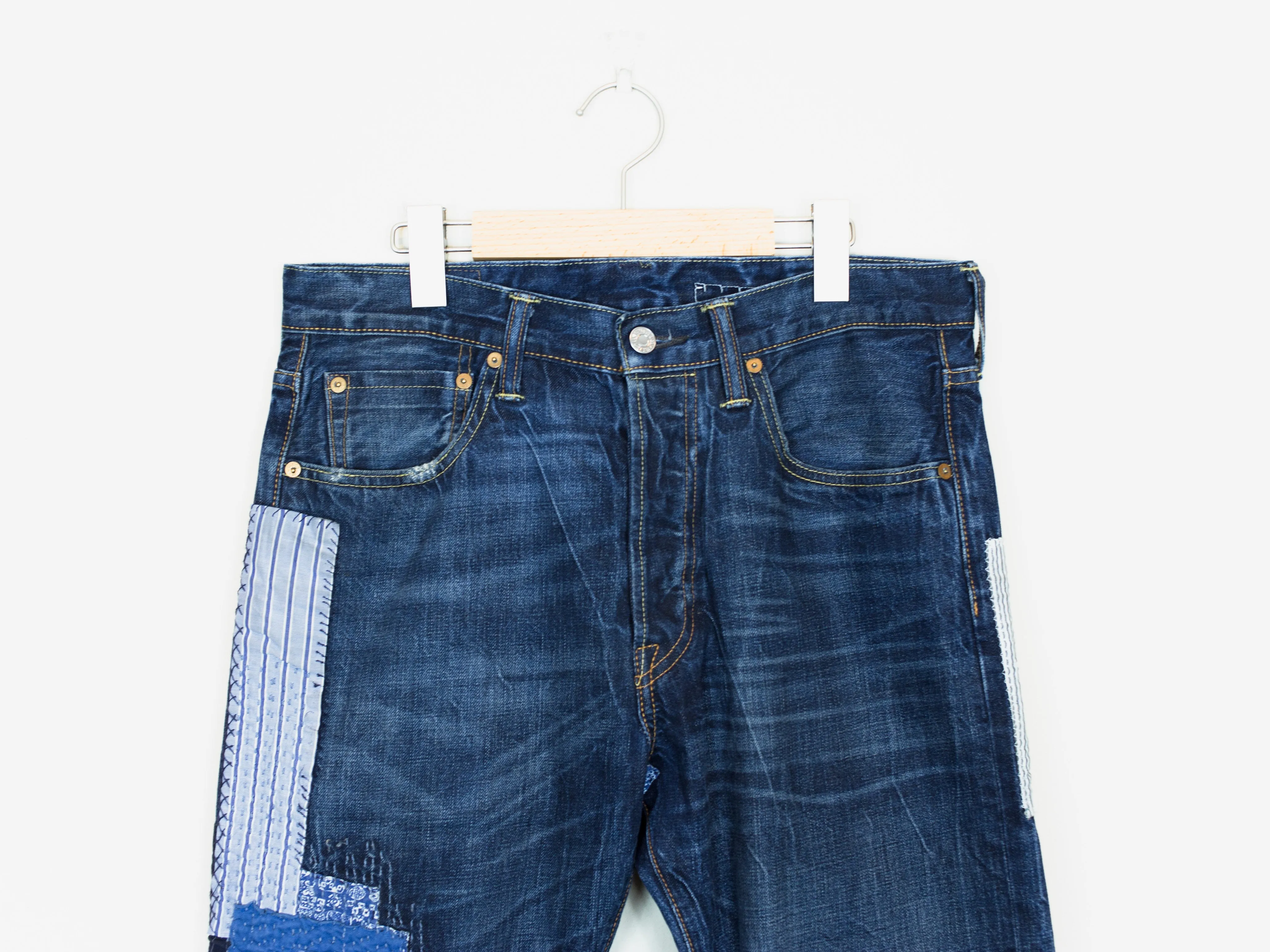 Levi's Japan-Exclusive Sashiko Patchwork 501 Jeans