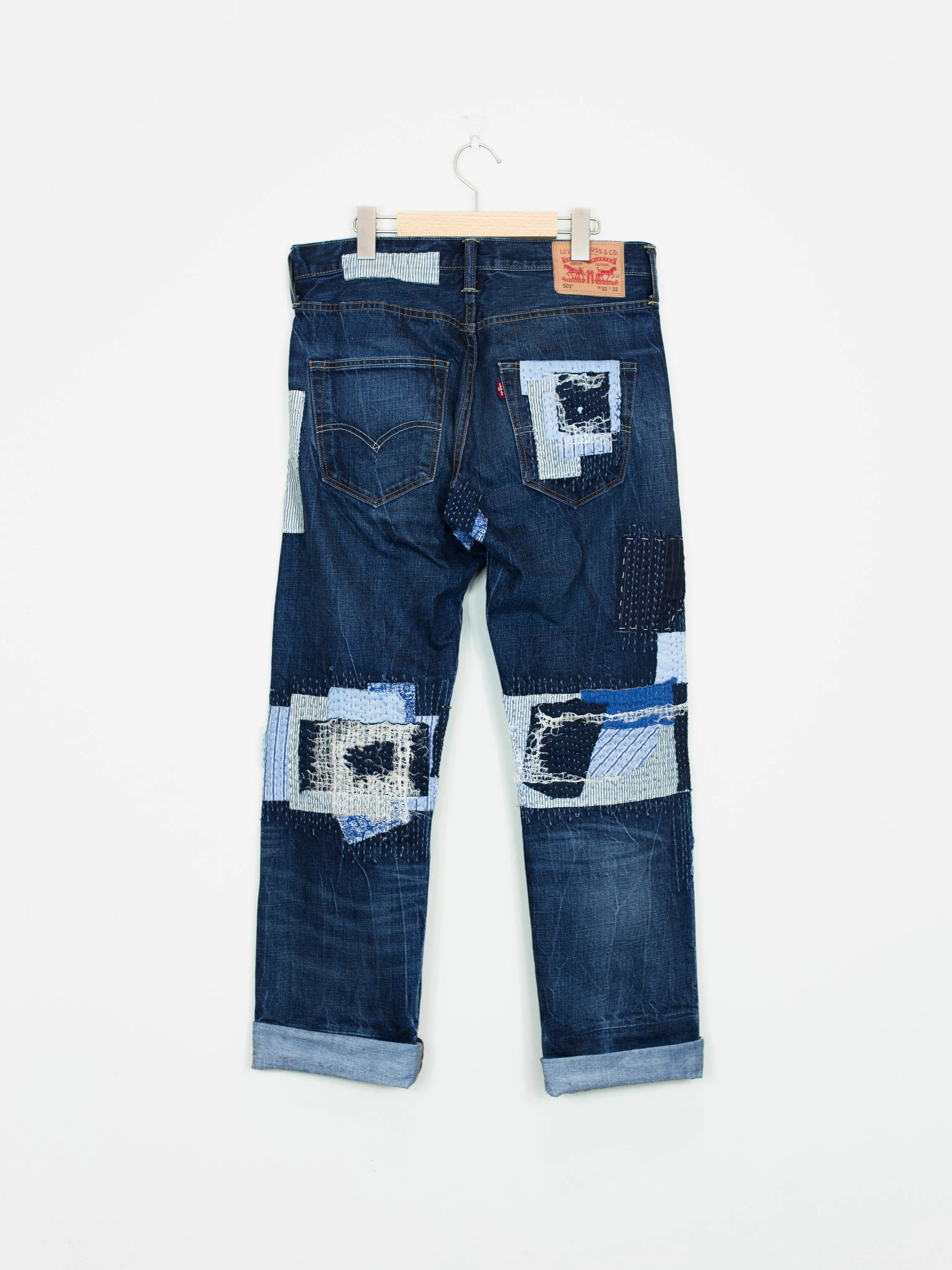 Levi's Japan-Exclusive Sashiko Patchwork 501 Jeans